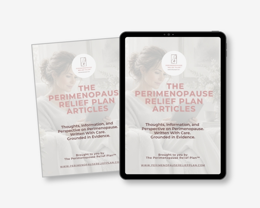 The Perimenopause Relief Plan Educational Articles